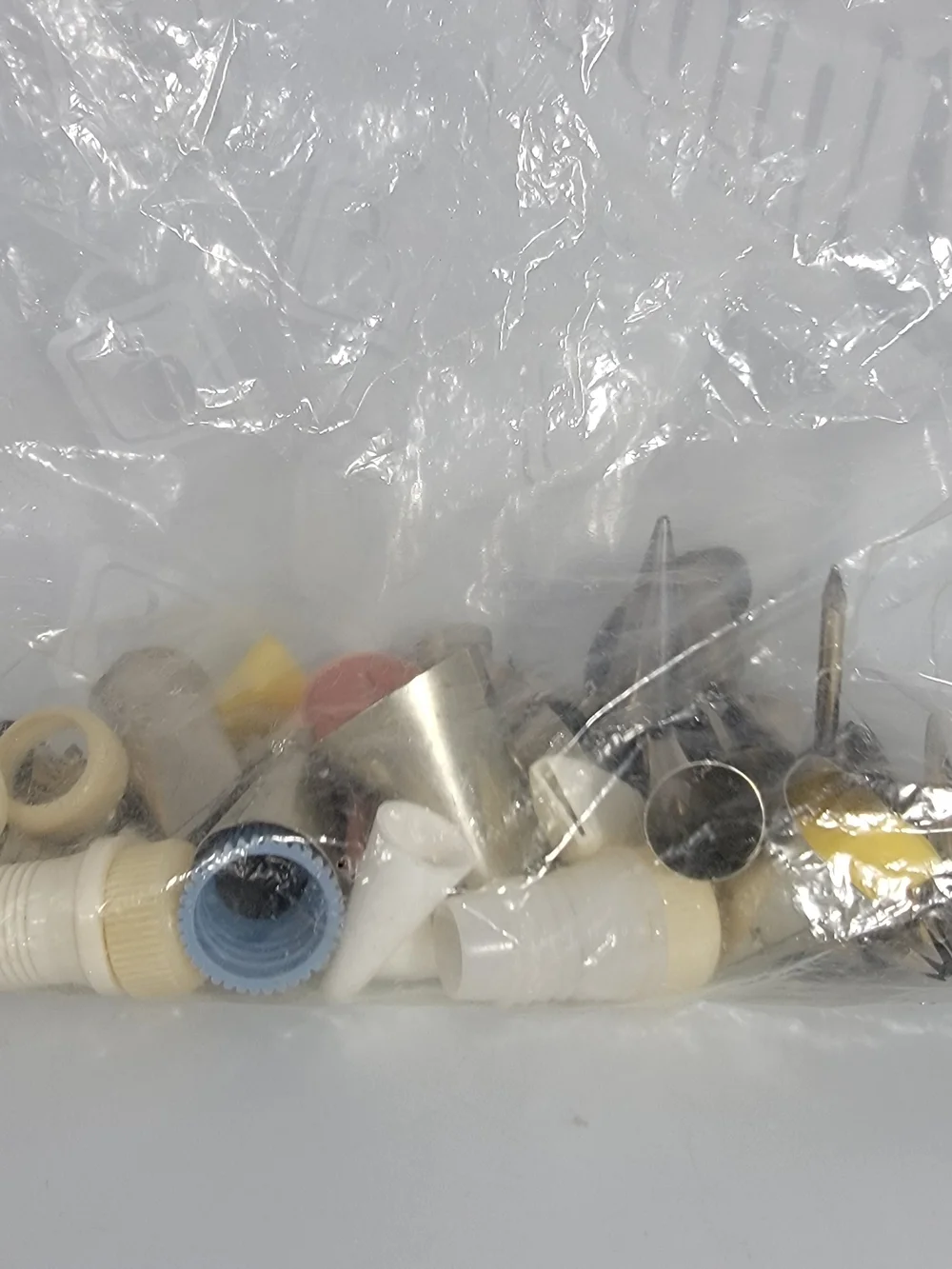 Vintage Cake Decorating Supplies Lot Of 65 Wilton Ateco & Misc Piping Roses Nail